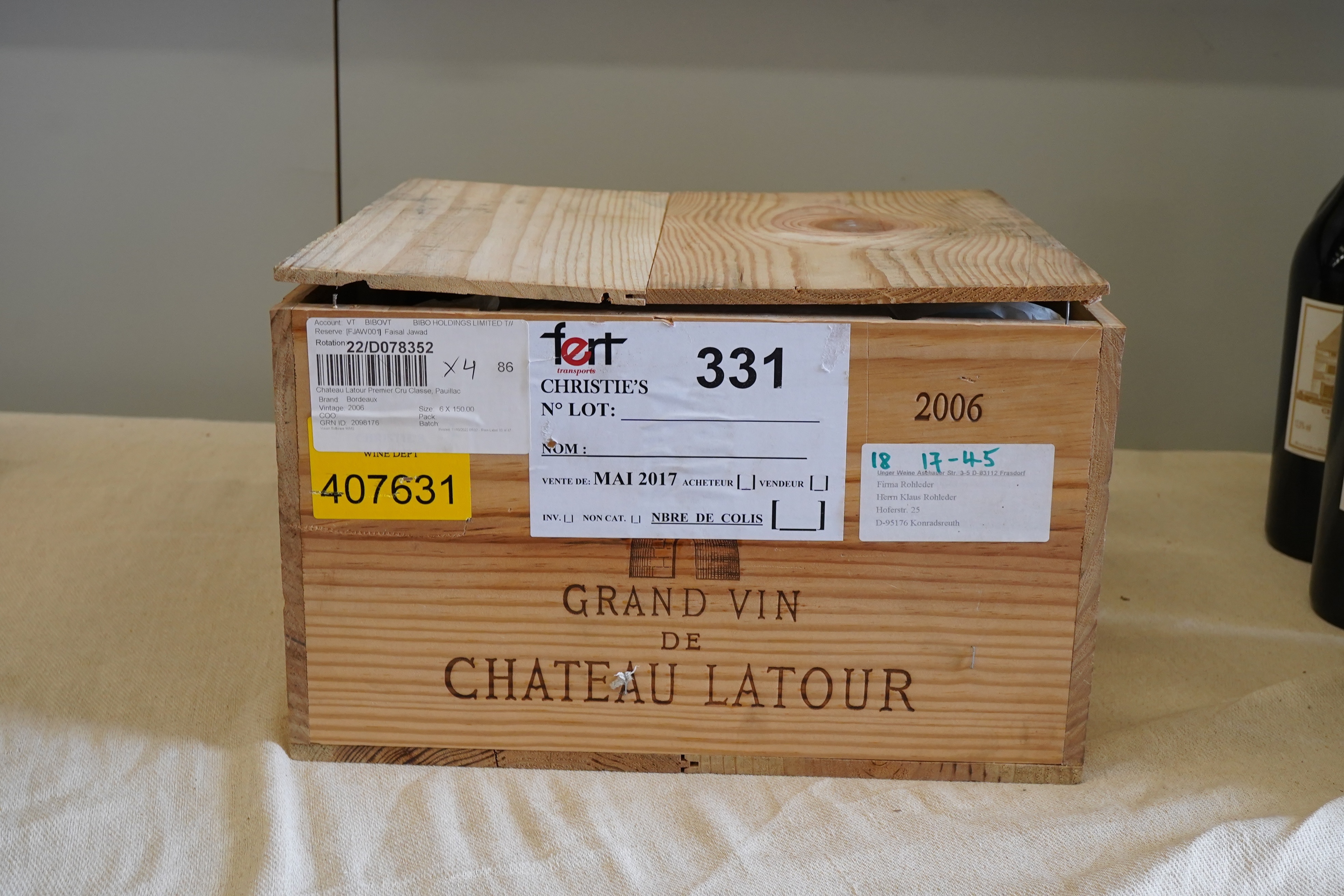 Château Latour, 2006